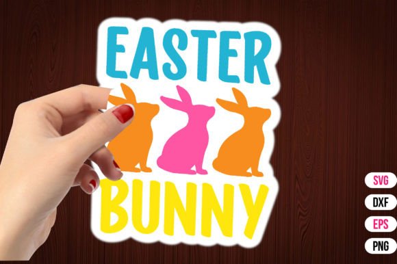 Download Easter Bunny Stickers SVG - Bunny Collection