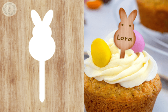 Download Bunny Garden/Plant Stake, Cake Topper - Bunny Collection